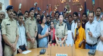 मध्यप्रदेश पुलिस की बड़ी सफलता : विगत एक माह में 1 हजार 136 गुम एवं चोरी हुए मोबाइल बरामद