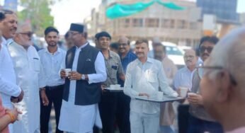 कैलाश सारंग जयंती पर सेवा दिवस का आयोजन, विश्वास सारंग ने बुजुर्गों के चरण पखारकर लिया आशीर्वाद