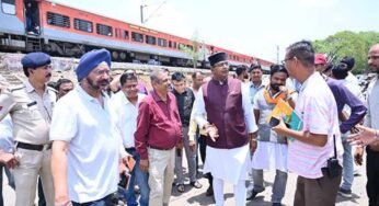 नरेला में बारिश पूर्व तैयारियों की जमीनी हकीकत जांचने निकले मंत्री सारंग