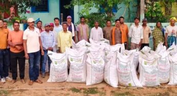तिलहन उत्पादन बढ़ाने की दिशा में सशक्त पहल, कोटमीकला के किसानों को मिला उन्नत मूंगफली बीज