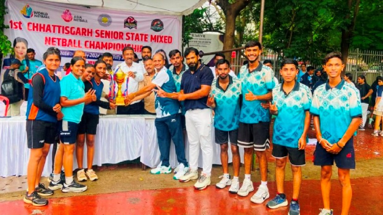 CG : नेटबॉल प्रतियोगिता में जांजगीर-चांपा ने दुर्ग को हराकर जीता राज्य स्तरीय खिताब…