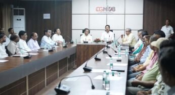 छत्तीसगढ़ गृह निर्माण मंडल ने ठेकेदारों संग की बैठक, गुणवत्ता पर जोर