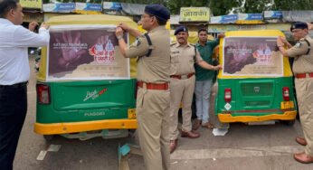नशे से दूरी, है ज़रूरी 2.0 अभियान तेज, झाबुआ पुलिस ने ऑटो और सवारी वाहनों पर लगाए नशामुक्ति संदेश