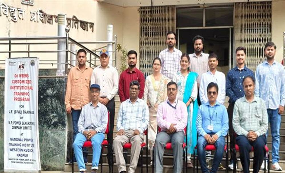 नवनियुक्त इंजीनियरों को आधुनिक तकनीकों और पॉवर प्लांट निर्माण का मिला प्रशिक्षण