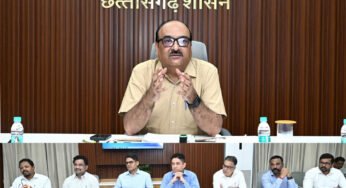 मुख्य सचिव की उच्च स्तरीय बैठक, विभागों की प्रमुख योजनाओं और कार्यों की प्रगति की समीक्षा