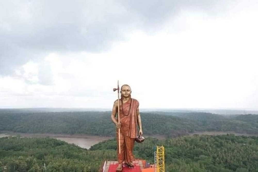 ओंकारेश्वर में स्थापित एकात्मता की मूर्ति (स्टैच्यू ऑफ वननेस) पूर्णतः सुरक्षित और सुदृढ़