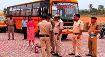 रायपुर पुलिस का बड़ा अभियान, 200 स्कूल बसों और ड्राइवरों की हो रही जांच