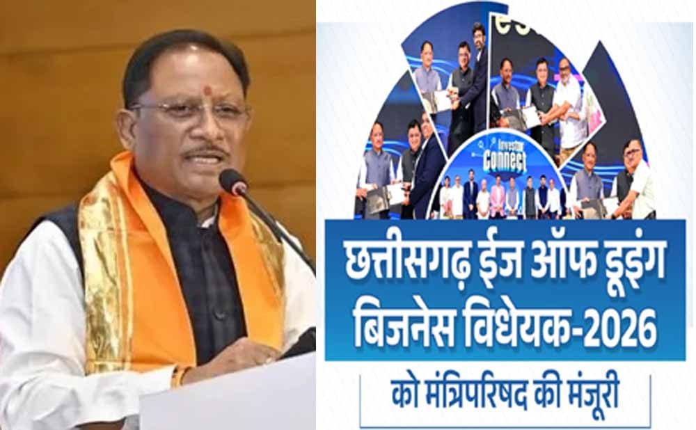 CG में ‘ईज ऑफ डूइंग बिजनेस’ विधेयक लागू, उद्योग और निवेश को मिलेगी नई रफ्तार