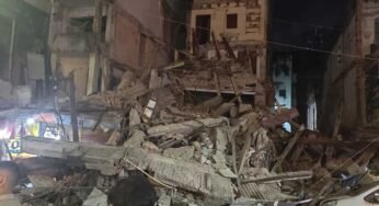 जबलपुर के बड़ा फुहारा में तीन मंजिला इमारत ढही, क्षेत्र सील