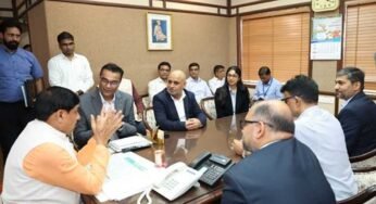 मुख्यमंत्री डॉ. यादव से मिले पारस डिफेंस एंड स्पेस टेक्नोलॉजीस कम्पनी के पदाधिकारी