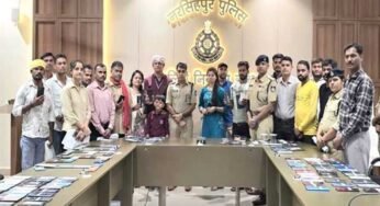मध्यप्रदेश पुलिस ने 2,095गुम एवं चोरी हुए मोबाइल उनके वास्तविक स्वामियों को लौटाए