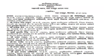 CG : 8 IAS अफसरों का ट्रांसफर, देखें लिस्ट …