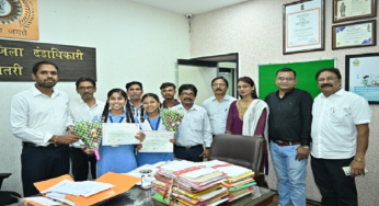 CG : इंस्पायर अवार्ड: जापान से वैज्ञानिक भ्रमण कर लौटीं धमतरी की दो होनहार बेटियों का कले क्टर ने किया सम्मान …