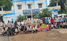 CG : जुए फड़ पर पुलिस की दबिश, 33 जुआरी गिरफ्तार …