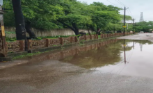 राजनांदगांव : सर्किट हाउस रोड पर हल्की बारिश से पानी हो रहा जाम …