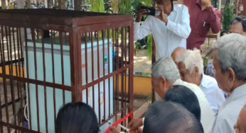 CG : महावीर पार्क अनुपम गार्डन में लगाया गया वाटर कुलर …
