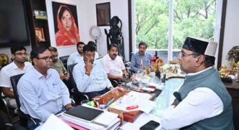 प्रभात चौराहा फ्लाईओवर में देरी पर सख्त हुए मंत्री सारंग, PWD अधिकारियों पर की नाराजगी व्यक्त