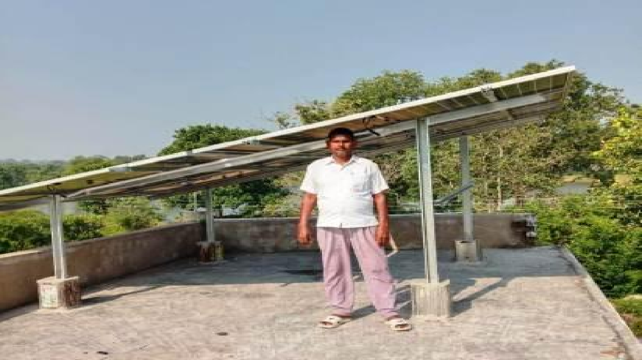 राजनांदगांव : प्रधानमंत्री सूर्यघर मुफ्त बिजली योजना से आत्माराम के बिजली बिल की चिंता हुई दूर...