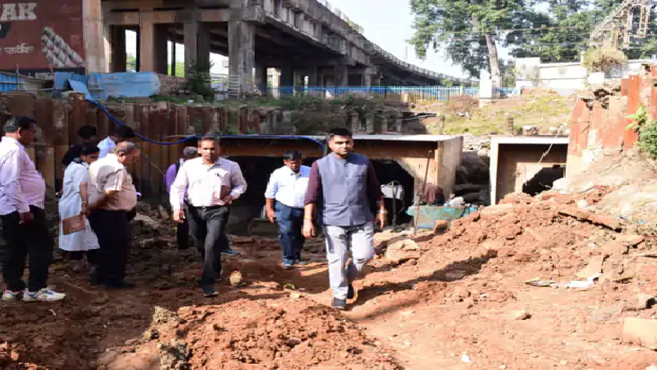 राजनांदगांव : स्टेशन पारा अंडरब्रिज का निर्माण मार्च 2027 तक पूरा करने का रखा लक्ष्य...