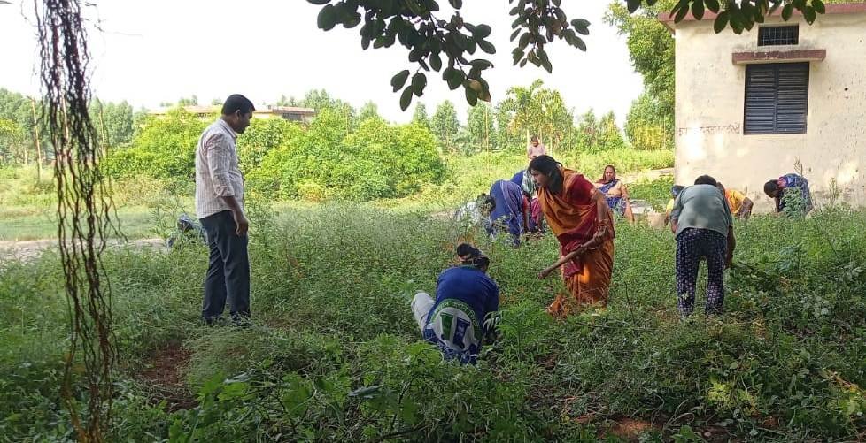 राजनांदगांव : सफाई मित्रों एवं स्वच्छता दीदियों को किया गया सम्मानित