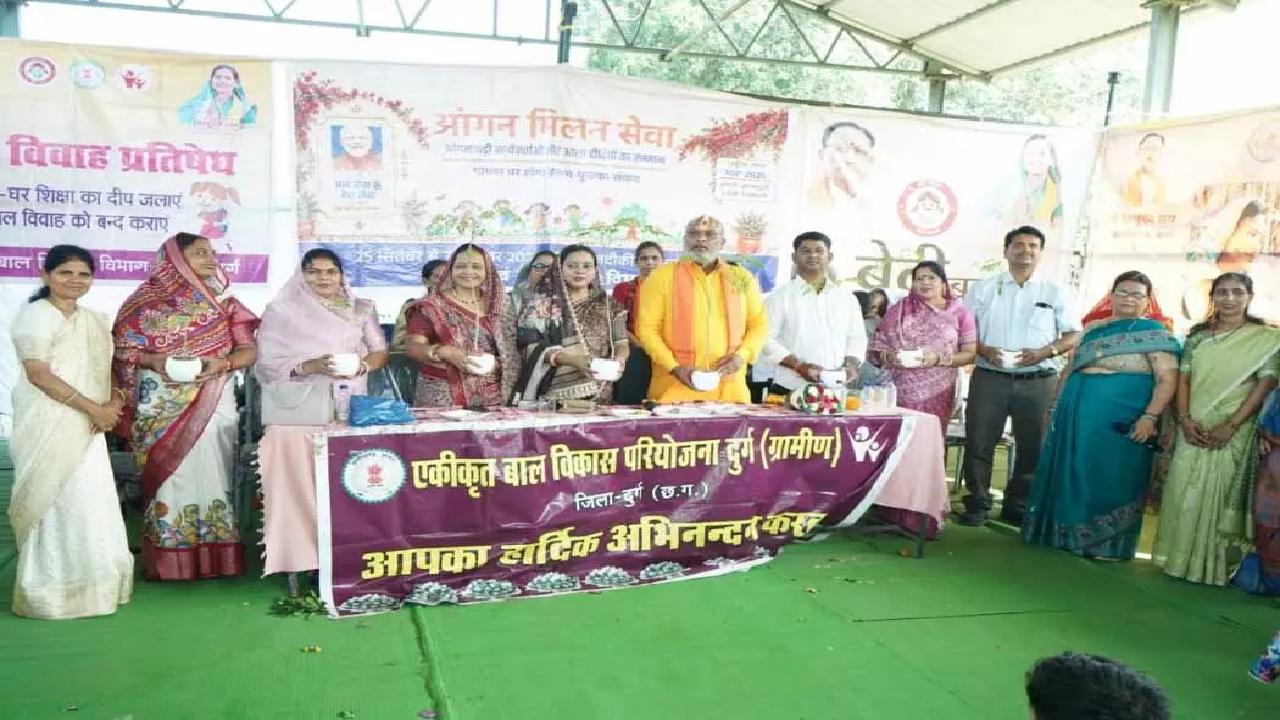 CG : ग्राम अंजोरा में हुआ आंगन मिलन सेवा कार्यक्रम का आयोजन …