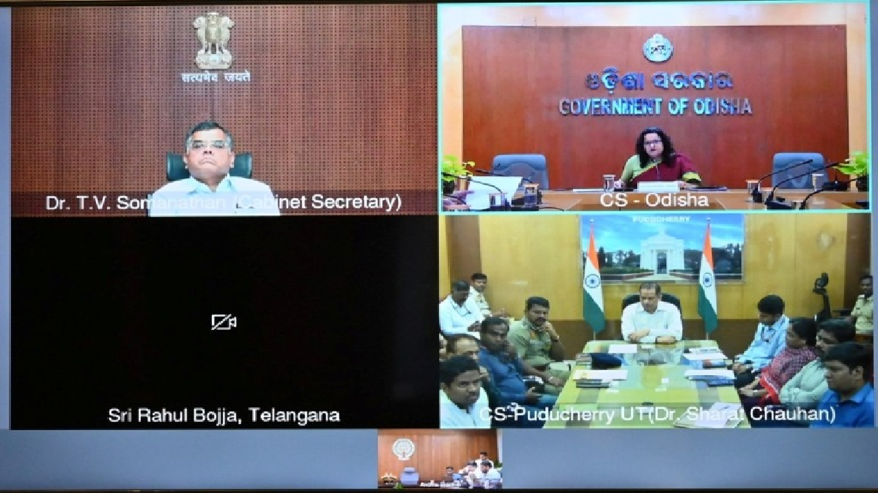 CG : चक्रवात ‘अर्नब’ से निपटने केबिनेट सचिव ने की मुख्य सचिवों से चर्चा …