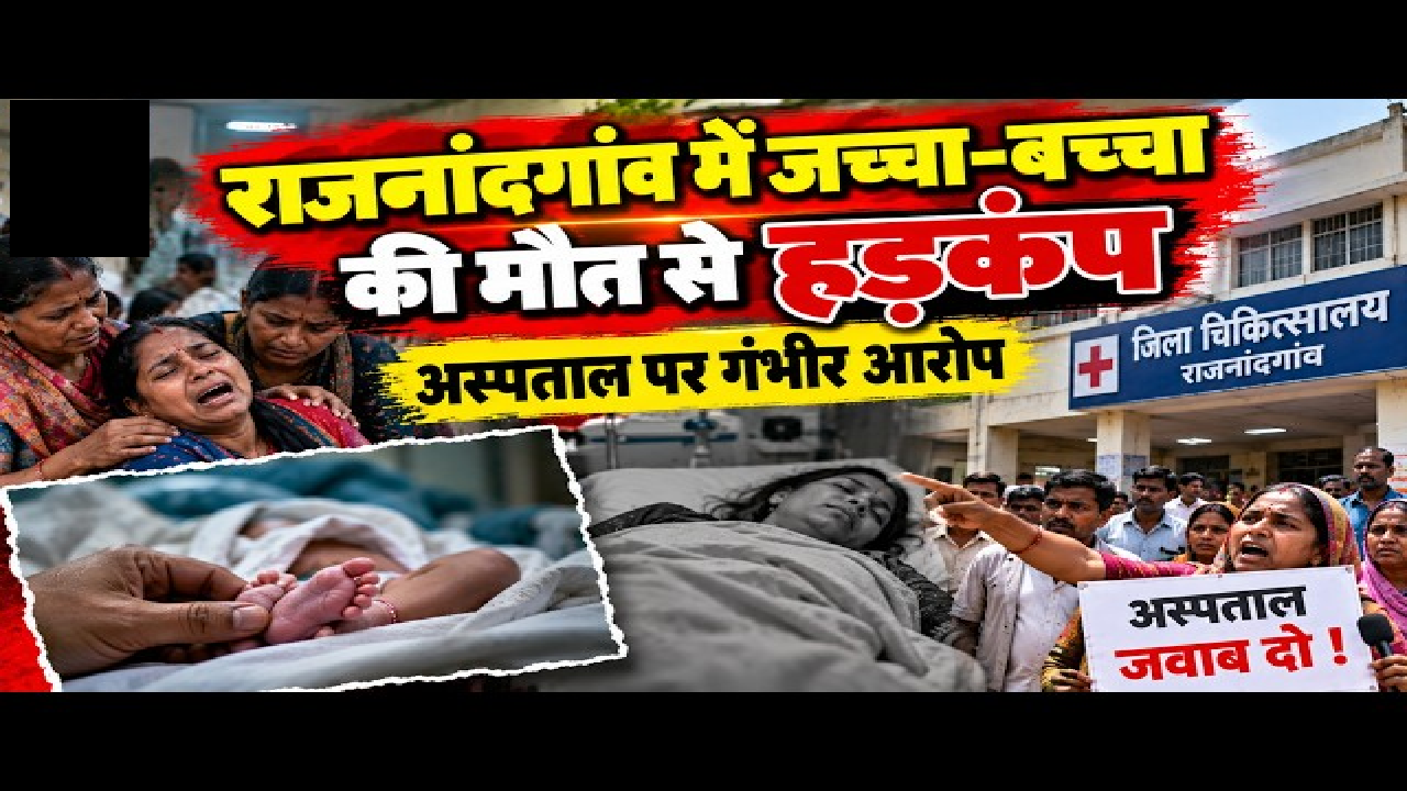 राजनांदगांव : जिला अस्पताल में फिर जच्चा-बच्चा की मौत, दो महीने में दो घटना से उठे सवाल …